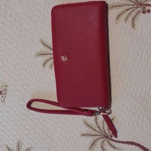 Kate & Alex red wristlet.